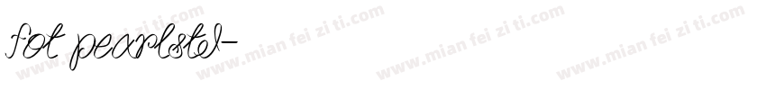 fot pearlstd字体转换